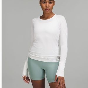 White long sleeve swiftly tech size 14